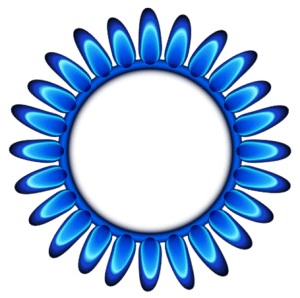 Logo Tecnigaz. Logo bleu tecnigaz. Entreprise chauffage. Entreprise chauffe piscine.