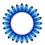 Logo Tecnigaz. Logo bleu tecnigaz. Entreprise chauffage. Entreprise chauffe piscine.